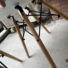 椅子　フット付きの画像
