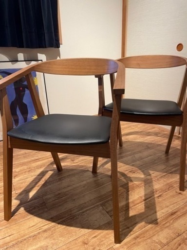 IKEA ダイニングチェア ストックホルム チェア 2脚セット
