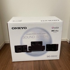 ONKYO「SOUND SPHERE(サウンド スフィア)5.1ch」 スピーカースタンド2本込の画像