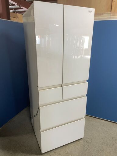 値下げ【大容量】AQUA 6ドア冷蔵庫 AQR-FG50D(W) 2014年製 通電確認済み 良品 早い者勝ち 引取歓迎 配送OK