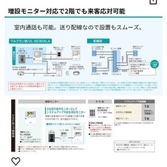 Panasonic ドアホン　インターフォンの画像