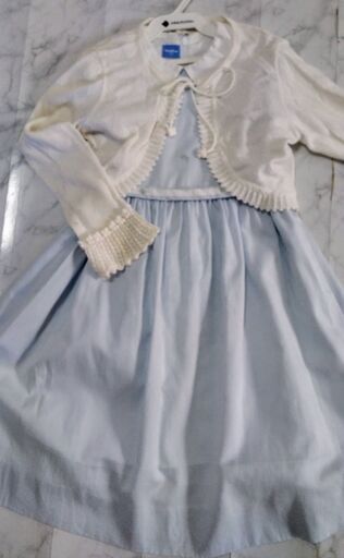 上品 ファミリア　ワンピース＆カーディガン　120　春夏　フォーマル　発表会