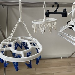 大判タオルハンガー&ハンガー&洗濯バサミ　決の画像