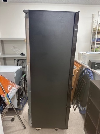 sj344 美品！　AQUA アクア  ノンフロン冷凍冷蔵庫　415L  AQR-SV42H  グロスブラウン