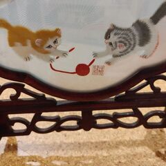 骨董品　中華　中国　台湾　雑貨　猫　昭和　レトロの画像