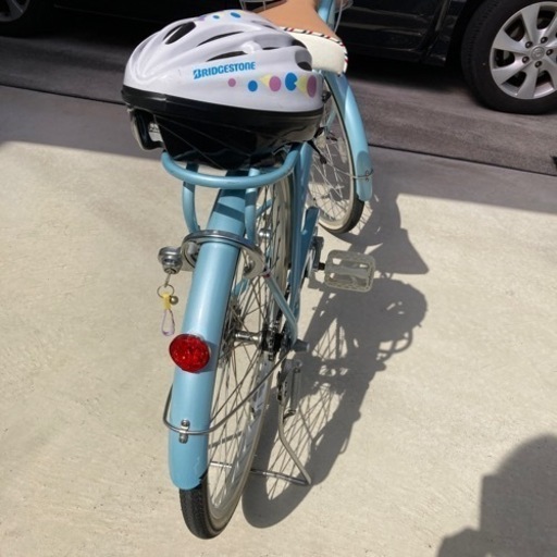 自転車24インチ　ヘルメット着き　　オートライト