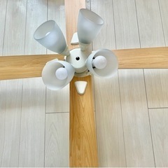 LOWYA シーリングファンライト 4灯 リバーシブル