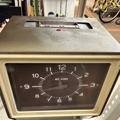 レトロ　タイムレコーダー　アマノ　ジャンクの画像