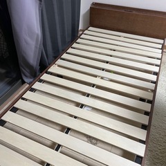 シングルベッド　マットレス付きの画像