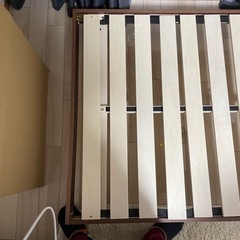 シングルベッド　マットレス付きの画像
