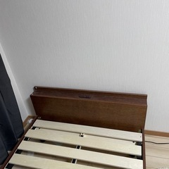 シングルベッド　マットレス付きの画像