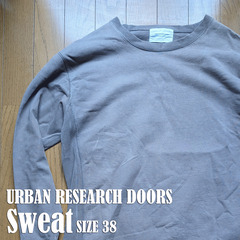 URBAN RESEARCH DOORS 度詰めカラースウェット