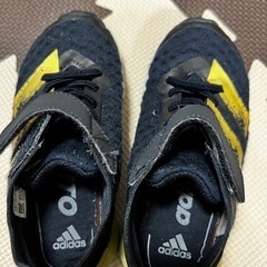 子供靴　adidas 17cm  スニーカーの画像