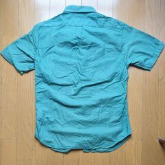 UNITED ARROWS　半袖シャツ（綿、グリーン、日本製）の画像