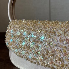 スパンコールのパーティーバックの画像