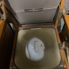 ポータブルトイレ　介護　災害時にも　消毒済の画像