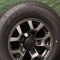 新車外し JB74ジムニー 純正ホイールタイヤ 5本組の画像
