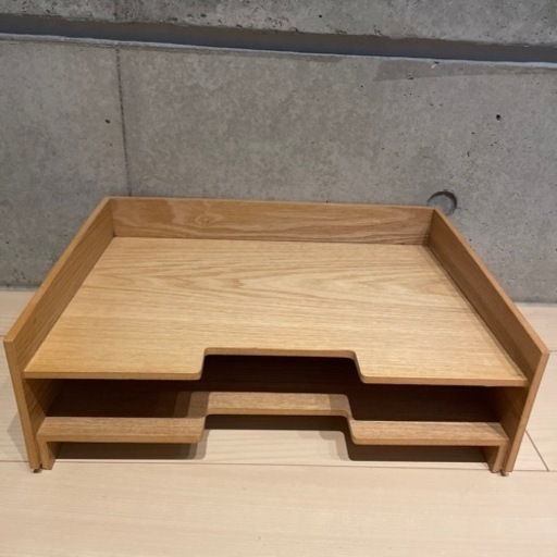 無印良品 木製書類整理トレー