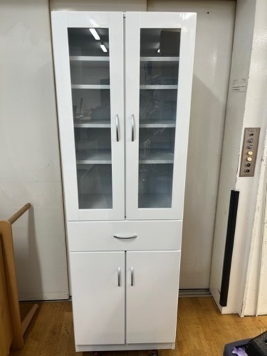 N572★社団法人全国家具工業連合会★食器棚★レンジボード★幅600ｍｍ