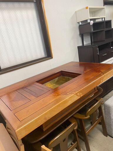 リサイクルショップどりーむ荒田店 No10133 囲炉裏テーブル座卓