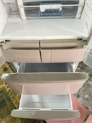 北九州市内配送無料　保証付き　日立 HITACHI R-F440D T [真空チルドFS冷蔵庫 （441L・フレンチドア） 6ドア ソ