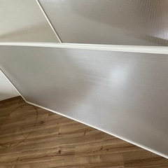 (値引)二重窓DIY用　ポリカボード（フレーム付）　184×92 2枚の画像