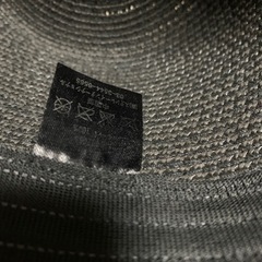 WHO’S WHO 麦わら帽子　黒色の画像