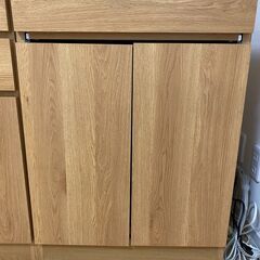 【受け渡し予定者決定済】PC/プリンタ収納キャビネット