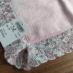 【新品未使用】近沢レース・シーズンタオルハンカチ・桜便り（ピンク）の画像