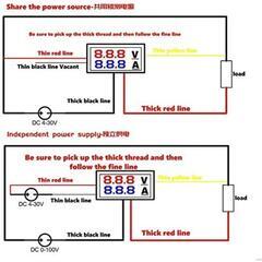 デジタル電圧電流計の画像