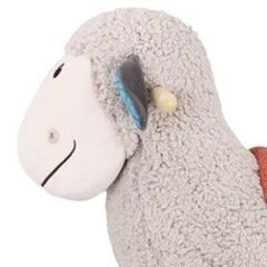 B. toys ゆらゆらロッキングシープ 羊さんの乗り物おもちゃ 乗用玩具 1歳半～ 揺り木馬 Loopsy Wooden Rocking Sheepの画像