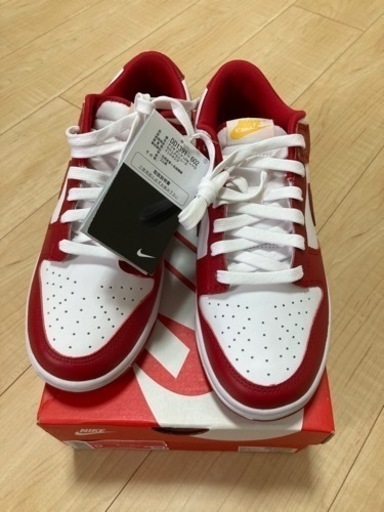 早い者勝ち！！新品未使用　NIKE ダンク　ロー　ジムレッド　27.0cm