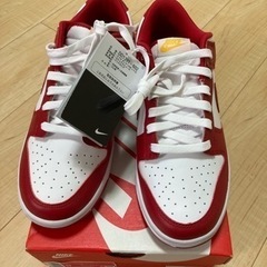 早い者勝ち！！新品未使用　NIKE ダンク　ロー　ジムレッド　27.0cmの画像