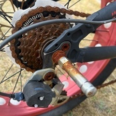 子供用カッコイイ自転車（極太ファットタイヤ）の画像