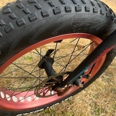 子供用カッコイイ自転車（極太ファットタイヤ）の画像