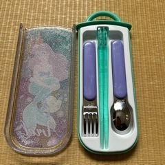 アリエルのお箸フォークスプーン3点セットの画像
