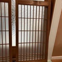 再投稿　プロフ必読　建具　戸　床の間の戸2枚の画像