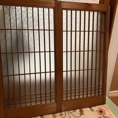 再投稿　プロフ必読　建具　戸　床の間の戸2枚の画像