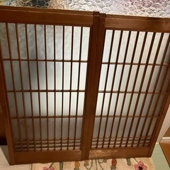 再投稿　プロフ必読　建具　戸　床の間の戸2枚の画像