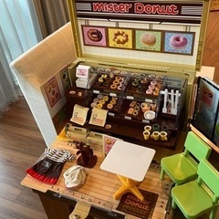 リカちゃん　ドーナツいっぱい　ミスタードーナツショップ