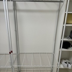 ベルメゾン　スチールハンガーラック ＜奥行46cm、幅91cm/61cm＞2022年9月購入の画像