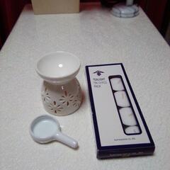【美品⭐茶香炉:アロマポット】カメヤマティンカップ付