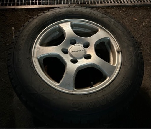 【2019年製4本】ホイールつきスタッドレス グッドイヤー アイスナビ6 【205/65R15 94Q】GOOD YEAR ICE NAVI 6 冬タイヤ