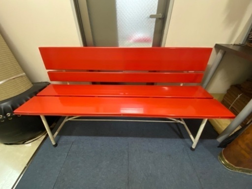 ベンチ　コカコーラ