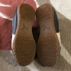 子ども用PUMAシューズ黒 18cmの画像