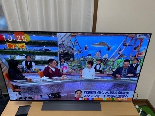 4K対応55インチ有機ELテレビ