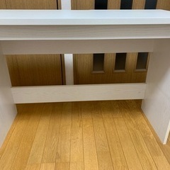 ニトリ　スリムデスク　サラ　ホワイト