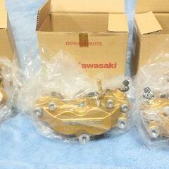 ZRX1200ダエグ用 純正トキコ ゴールドキャリパー 前後セッ...