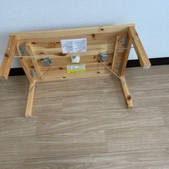 無印良品　ローテーブル　木製　折りたたみの画像