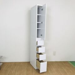 【新品】 ☆鏡面すきま収納庫☆の画像